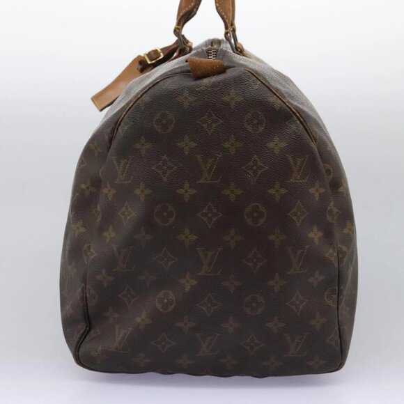 LOUIS VUITTON Monogram Keepall 55 Boston Bag M41424 LV Auth 119973 - Picture 3 of 16